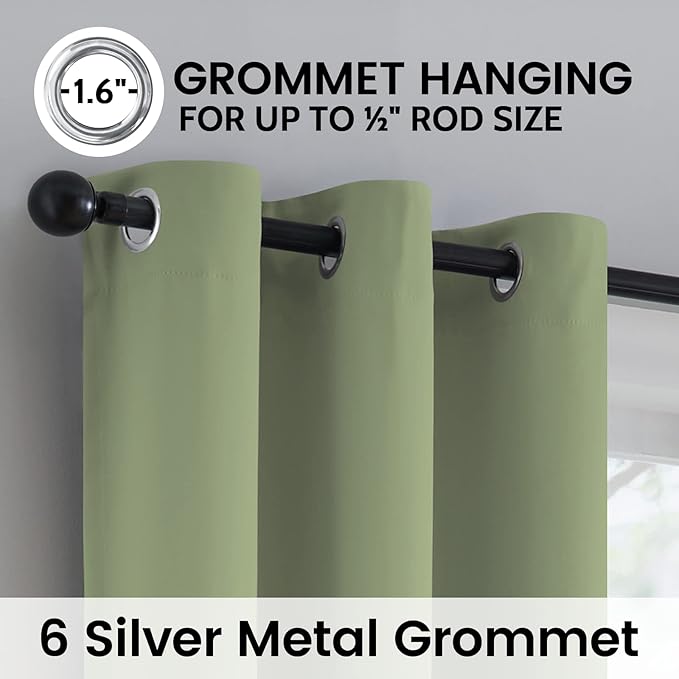 SimpleHome 100% Blackout Curtains