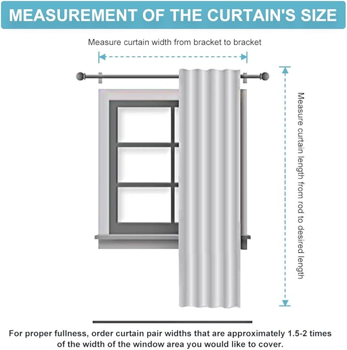 RYB HOME Curtains for Living Room