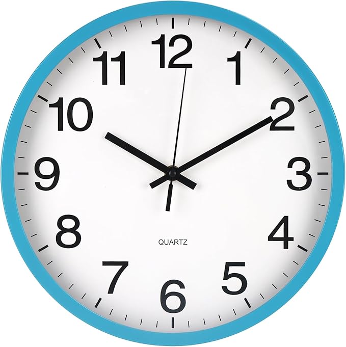 Wall Clock Non-Ticking Silent Quartz Movement Decor Clock Modern Simple Style