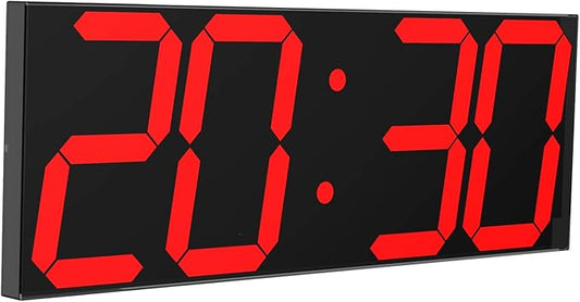 CHKOSDA LED Large Digital Wall Clock, Oversize Wall Clock
