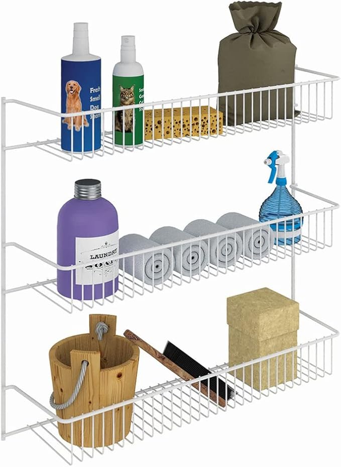 ClosetMaid 3-Tier Hanging Wall Mounted Metal Rack
