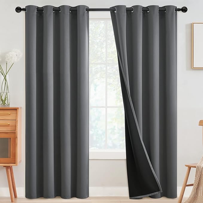SimpleHome 100% Blackout Curtains
