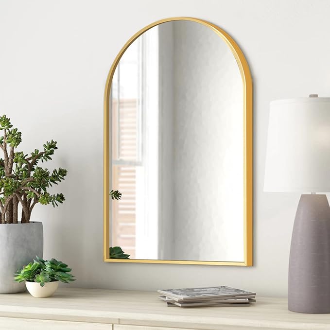 Arched Wall Mirror, Living Room, Hang Vertical or Horizontal