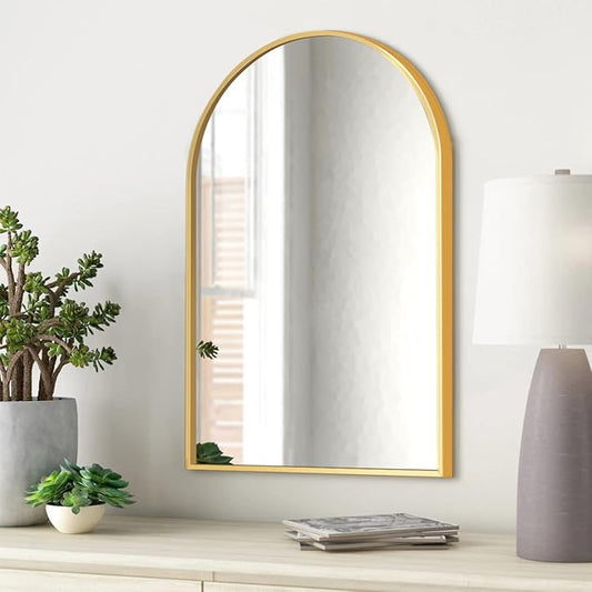 Arched Wall Mirror, Living Room, Hang Vertical or Horizontal
