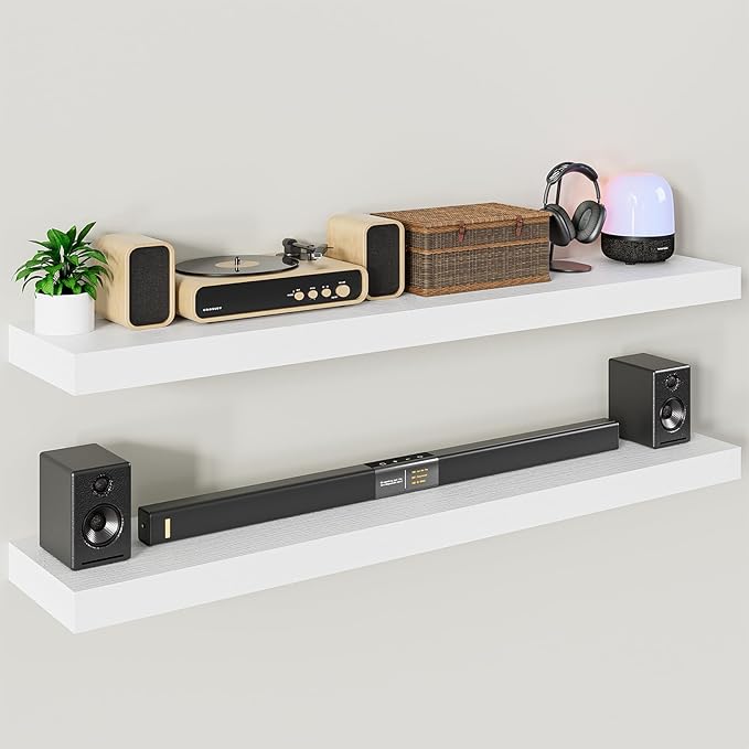 Heimlove 55 Inch Long Floating Shelves