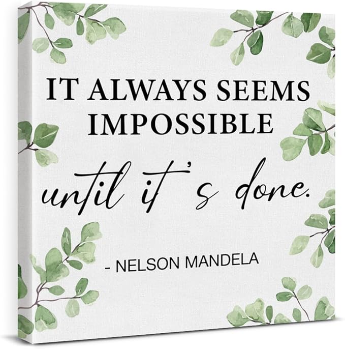 Inspirational Wall Art Motivational Painting Wall Decor