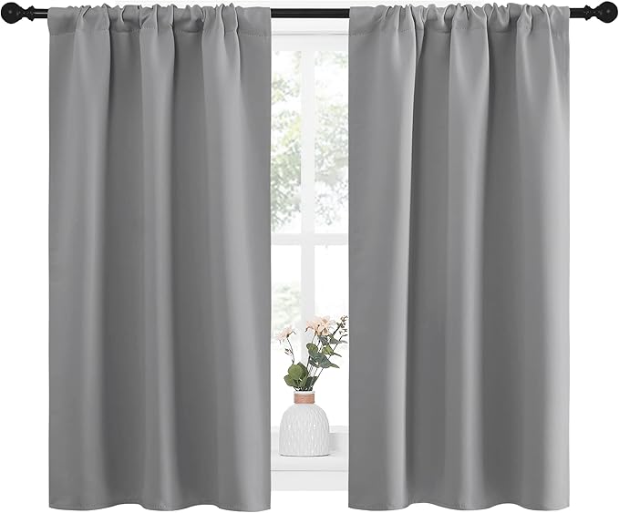 NICETOWN Short Room Darkening Curtains