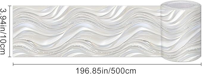 HOMETITUTE Wallpaper Border Peel and Stick Decorative Wall Trim Self Adhesive
