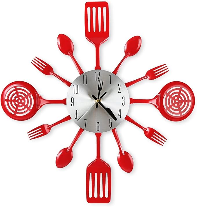 16 Inch Cutlery Kitchen Wall Clocks