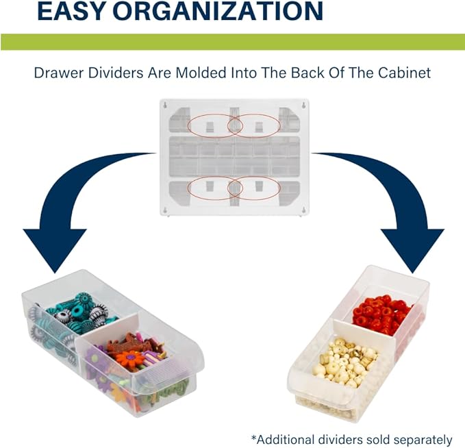 Akro-Mils 64-Drawer Plastic Drawer Storage Cabinet