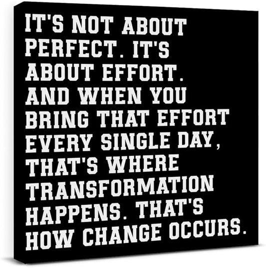 Motivational Wall Decor, Inspirational Quote Wall Art