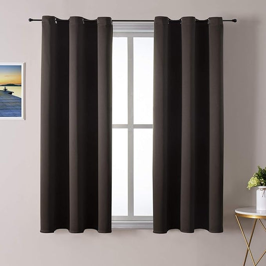 ChrisDowa Small Window Curtains 40 inches Long