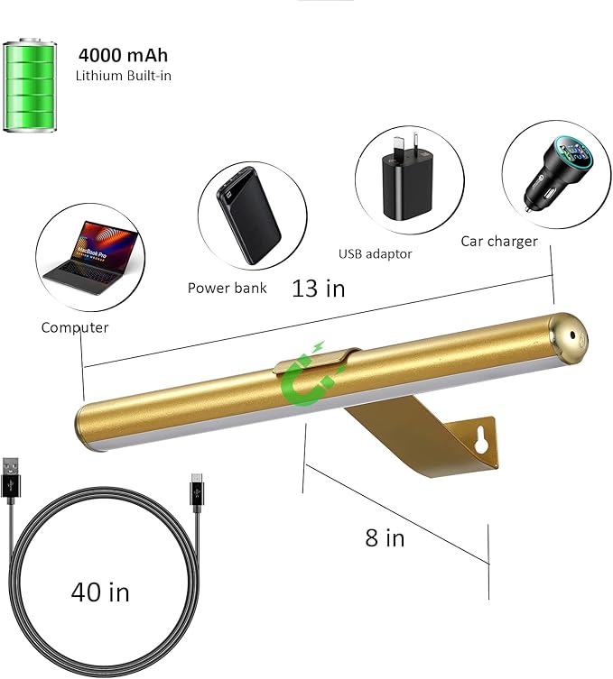 MIOBLUE Rechargeable Picture Lights