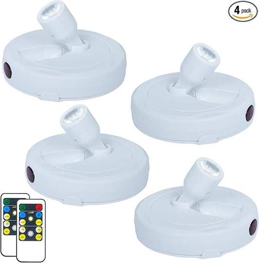 HAMVIDNE LED Spotlight, Battery Operated Picture Lights, Indoor Uplight