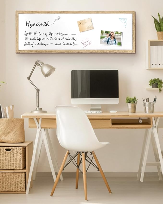 Dry Erase Board for Wall, Large Magnetic Whiteboard, for Office/School/Home