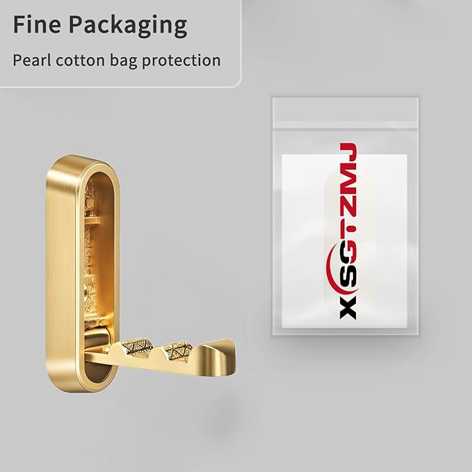 4PCS Folding Coat Hooks, Heavy Duty Wall Hooks Made of Zinc Alloy, Foldable
