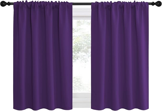 NICETOWN RV Blackout Curtains for Camper Windows, Kitchen Curtains Blackout