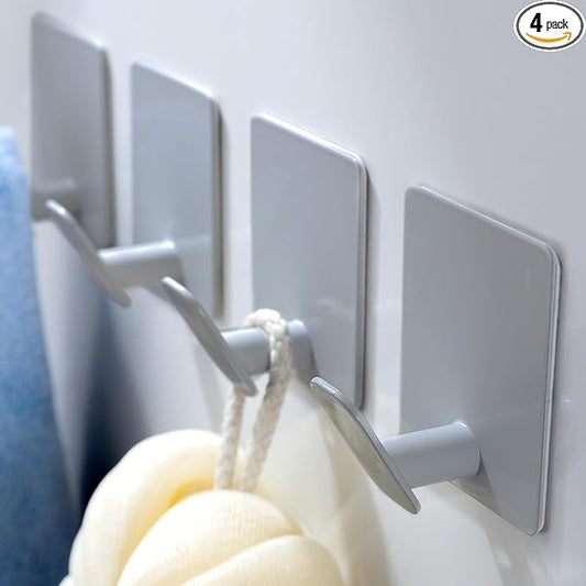 DELITON Adhesive Colorful Hanging Hooks
