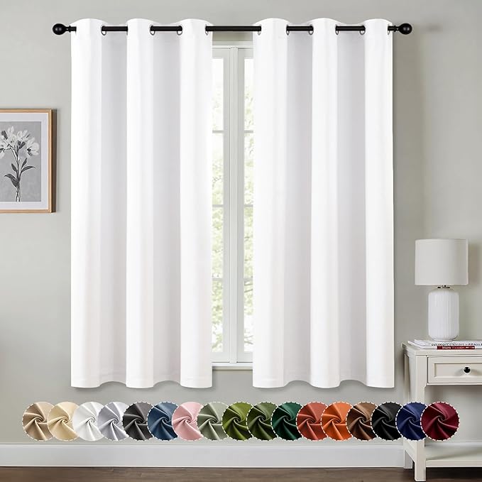 MIULEE Blackout Curtains for Bedroom Living Room 2 Panels, Thermal Insulated