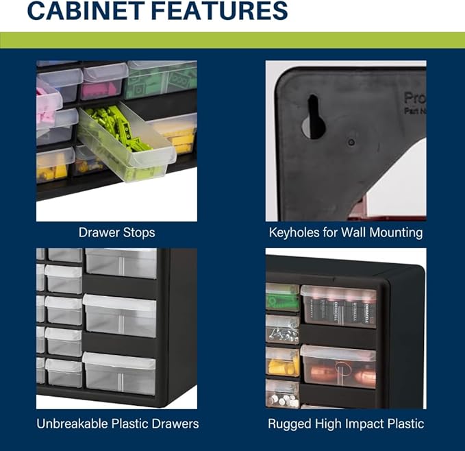 Akro-Mils 26-Drawer Plastic Drawer Storage Cabinet