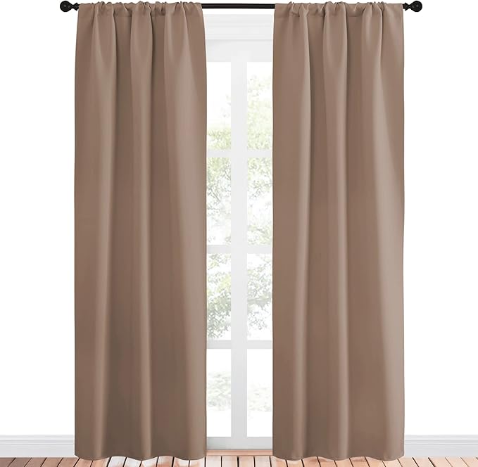 NICETOWN Kitchen Window Blackout Curtains
