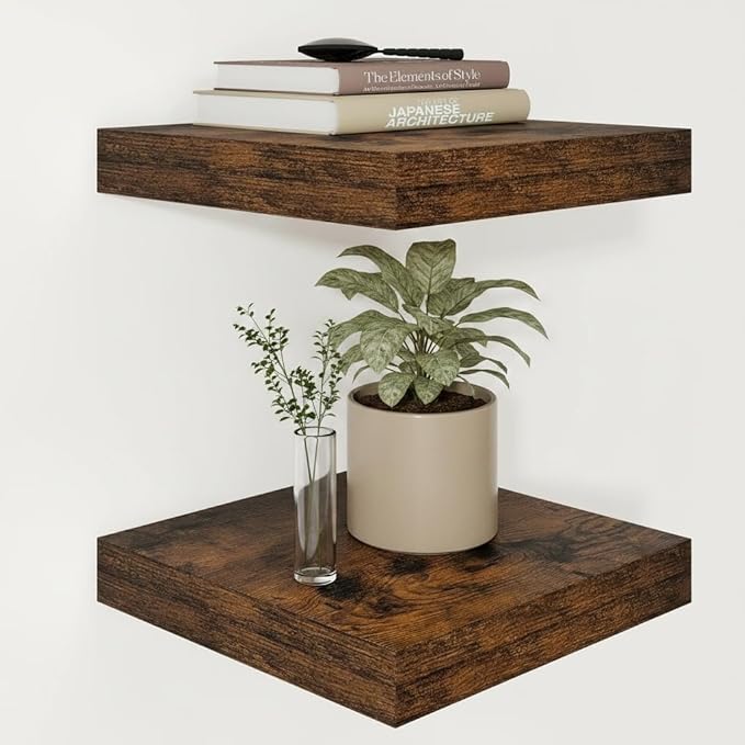 Vivelove 12" Deep Floating Shelves