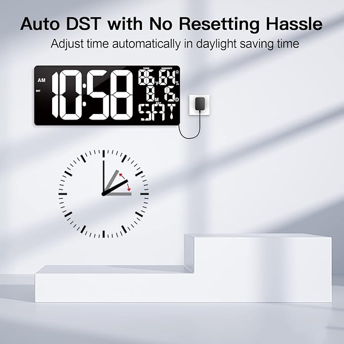 18 Inch Oversized Digital Wall Clock