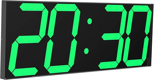 CHKOSDA LED Large Digital Wall Clock, Oversize Wall Clock