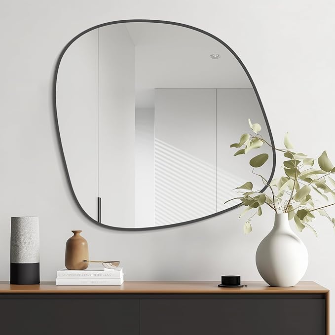 WallBeyond Asymmetrical Mirror, Irregular Wall Mirror, Wall Mirrors Decorative