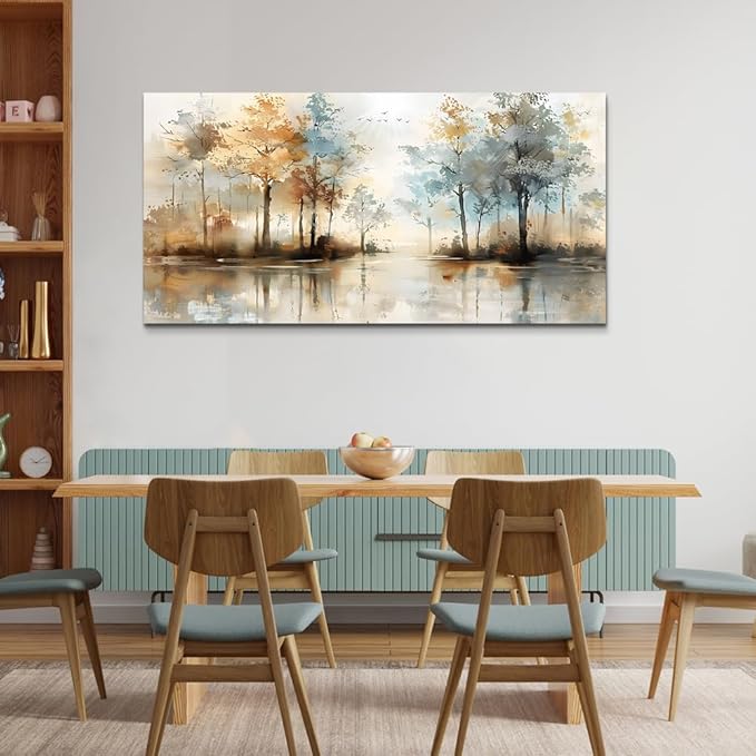 Lapremoly Large Wall Decor For Living Room Framed Wall Art for Bedroom Abstract
