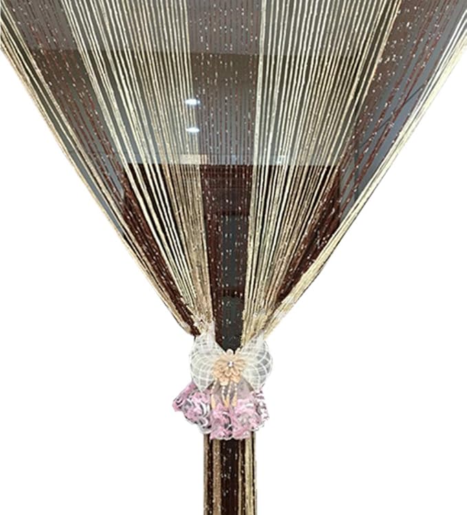 ave split Decorative Door String Curtain Wall Panel Fringe Window Room Blind