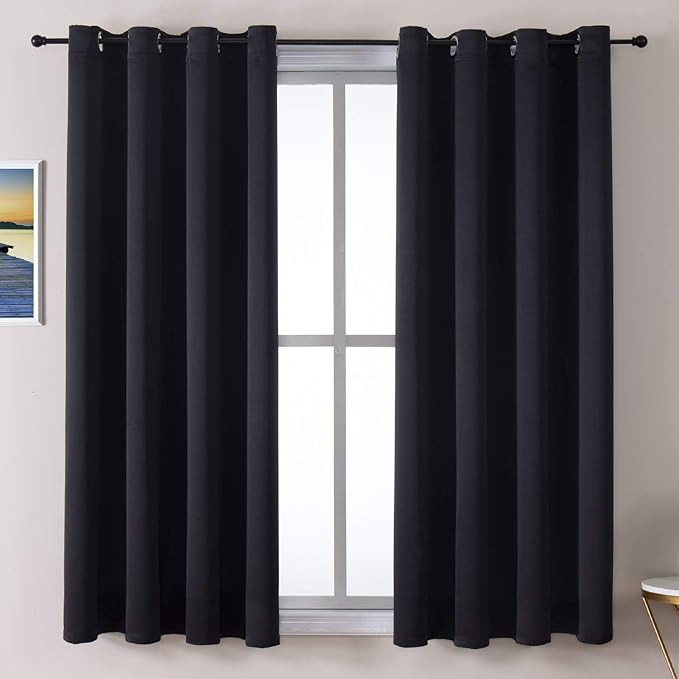 ChrisDowa Grommet Blackout Curtains