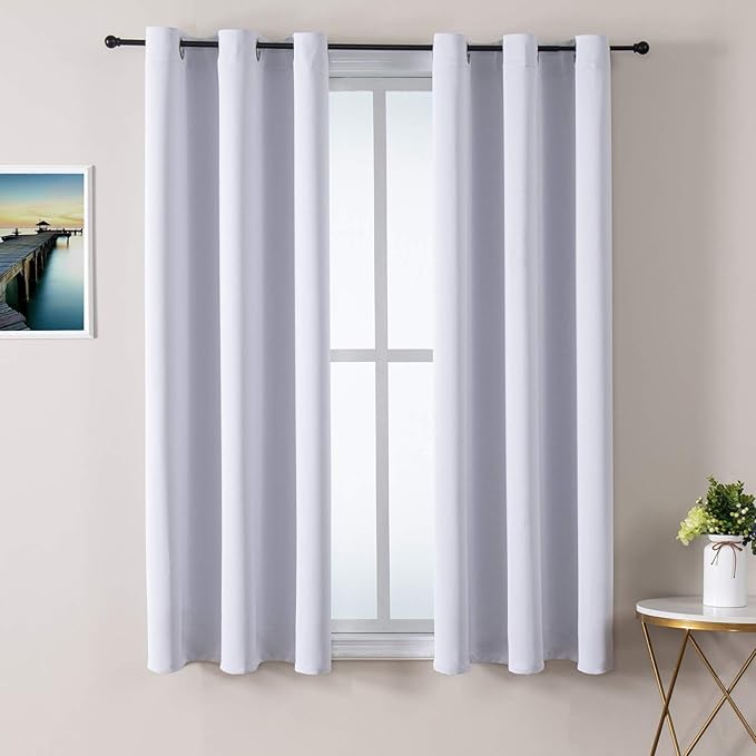 ChrisDowa Small Window Curtains 50 inches Long