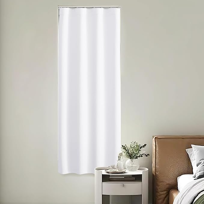 NICETOWN 1 Panel Blackout Door Curtain, Thermal Insulated Privacy Window