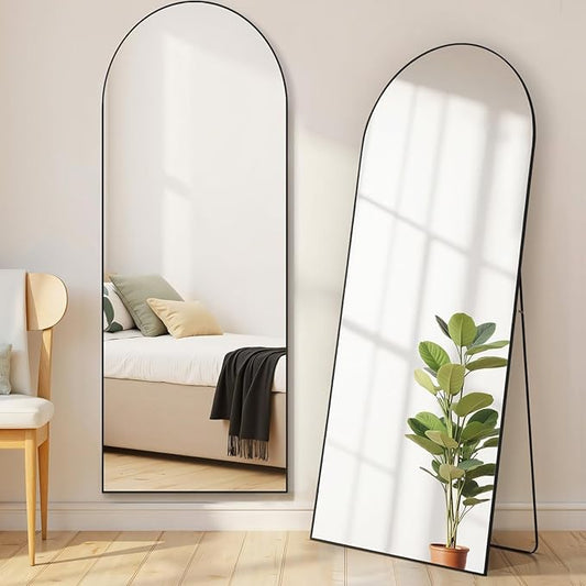 Arched Mirror Full Length, Upgraded 21"x64" Body Wall Mirrors