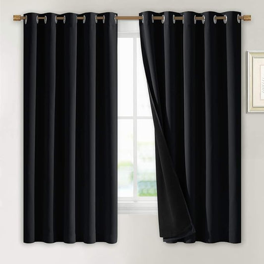 NICETOWN Complete 100% Blackout Curtains, Thermal Insulated & Energy Efficiency