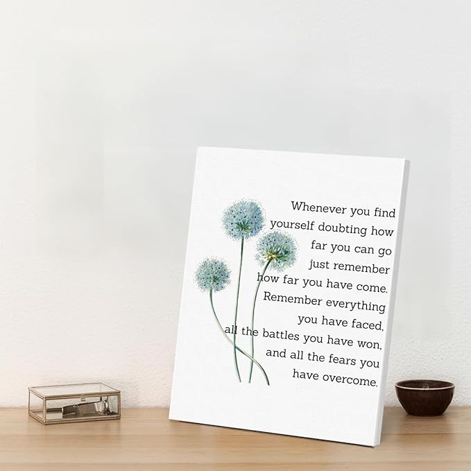 Motivational Quotes Wall Art Decor, Inspirational Graduation Decor Gift