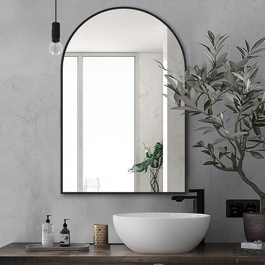 Arched Wall Mirror, Living Room, Hang Vertical or Horizontal