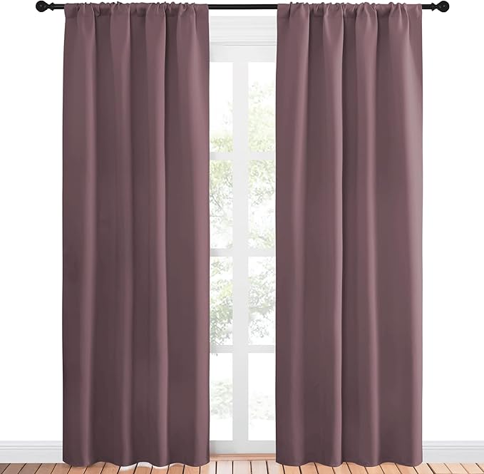 NICETOWN Blackout Curtains for Living Curtains, Window Treatment Thermal