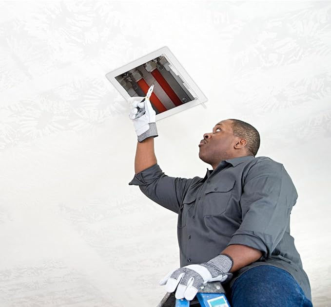 Suteck Plastic Access Panel for Drywall Ceiling 8 x 8 Inch Reinforced Plumbing