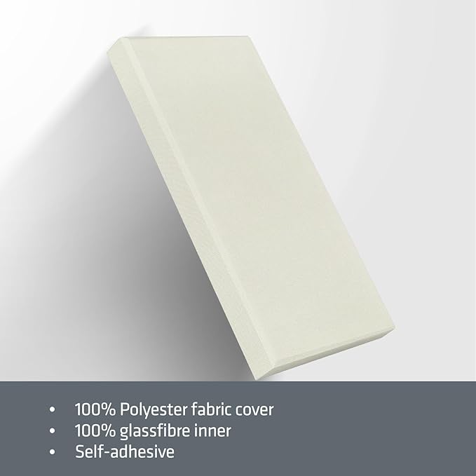 UMIACOUSTICS 4 PCS Acoustic Wall Panels, 2“ Thick 23.6" x 11.8" Fiberglass
