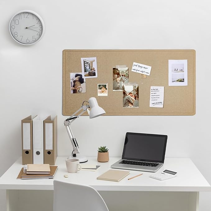 Lightomorrow Bulletin Board, 35 x 17 1/2 inches Felt Board