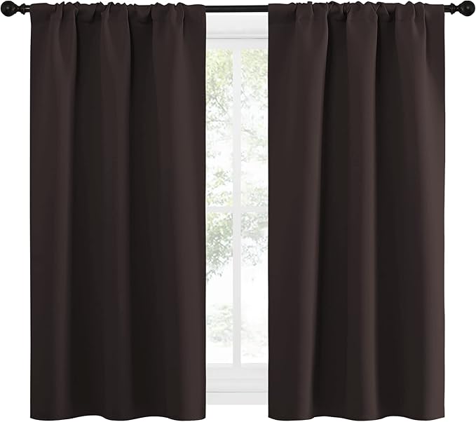 NICETOWN Kitchen Curtains Thermal Insulated Curtains & Drapes, Small Window