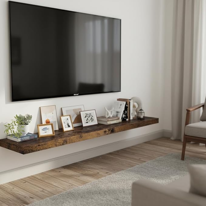Vivelove 12" Deep Floating Shelves