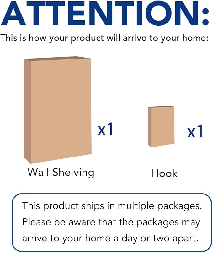 FLEXIMOUNTS 2 Pack 2x4ft Corner Wall Shelving