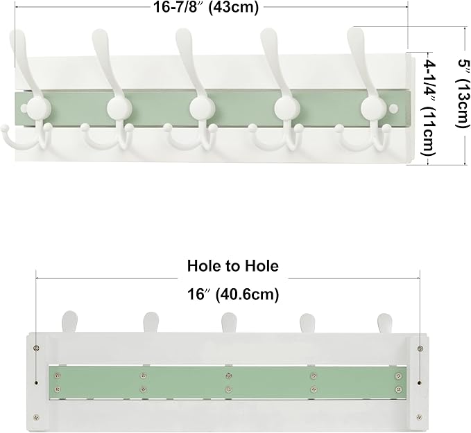 SKOLOO Coastal Wall Mounted Coat Rack