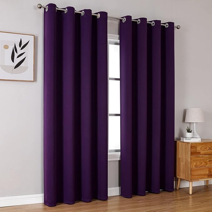 ChrisDowa Grommet Blackout Curtains
