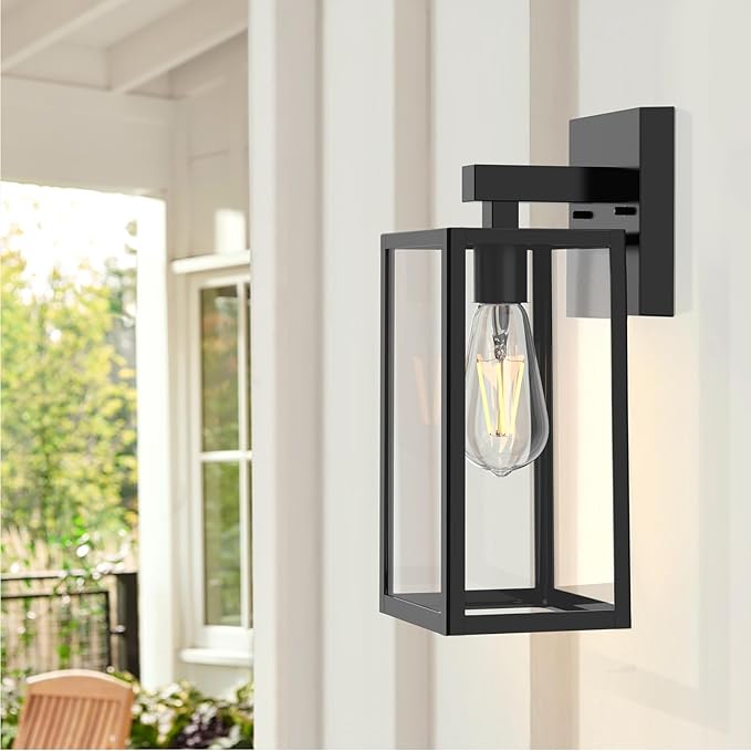 MAXvolador Outdoor Wall Sconce, Exterior Waterproof Wall Lantern Light Fixtures