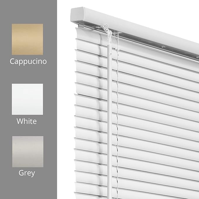 CHICOLOGY Mini Blinds for Indoor Windows – 31"W X 64"H, Kitchens & Apartments