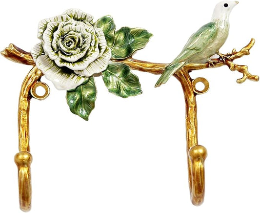 Vintage Wall Hooks Decorative Rack Hangers, Singe Metal Wall Mounted Hook
